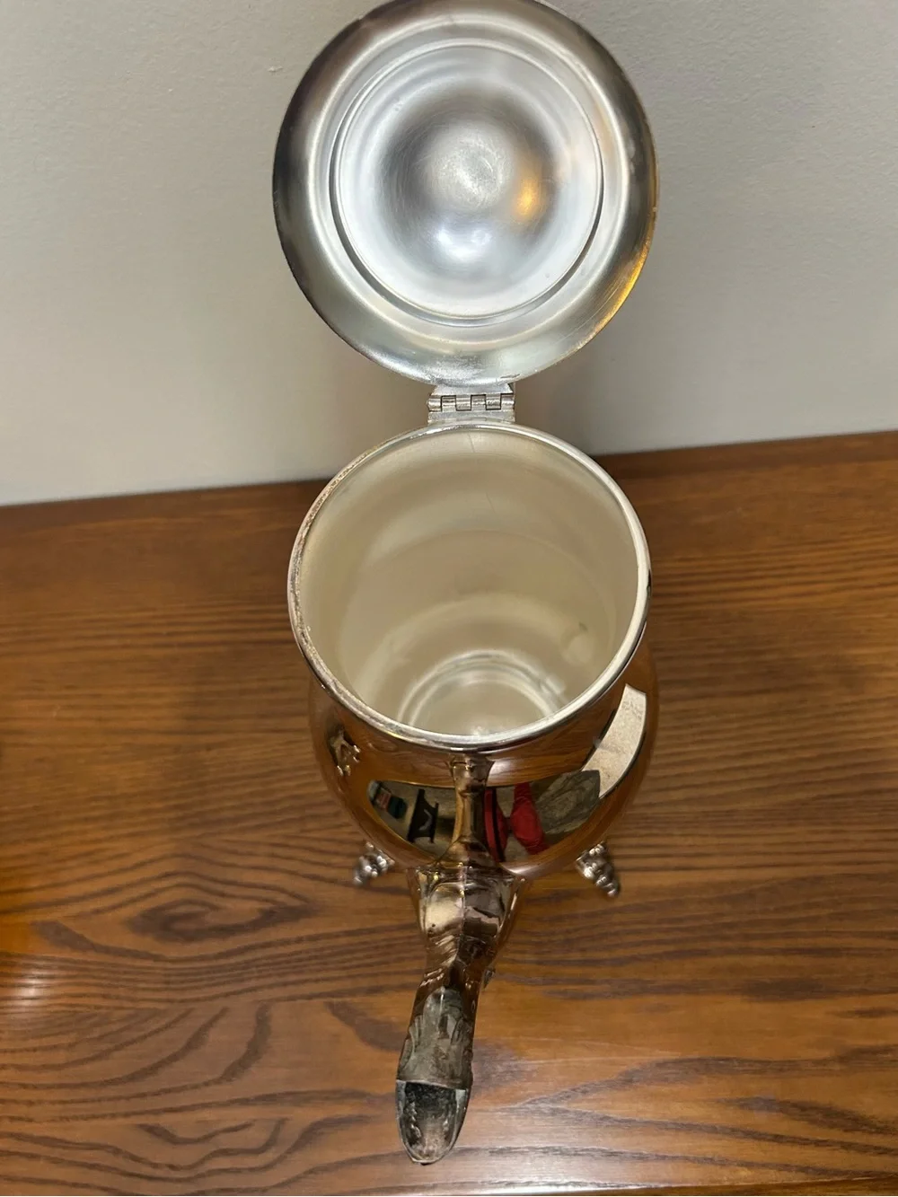 F.B. Rogers Vintage Silver Ornate Tea Pot and Creamer Set